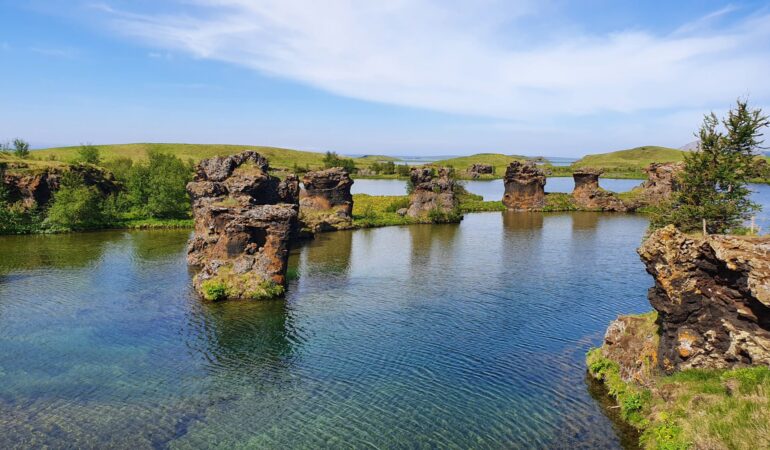 Deutschsprachiger Landausflug zum Góðafoss & Mývatn ab Akureyri in Kleingruppe